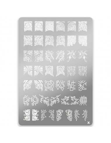 Stempelplater Large nr X