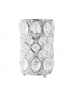 Børste stativ, sølv.