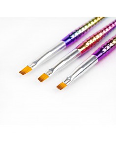 Sett med 3 havfrue gelbørster 2