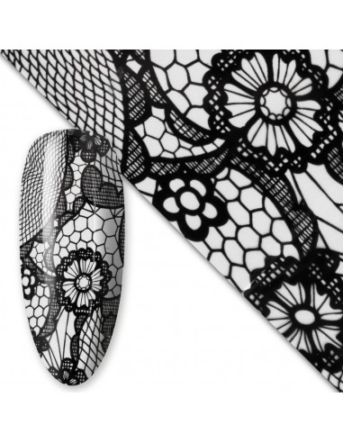 Neglefolie 80 cm Black Nr 15