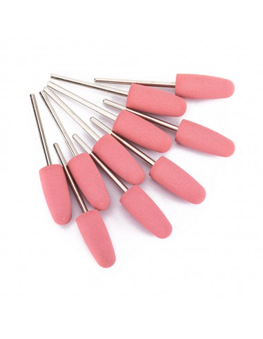 Gummifreser, rosa oval, 10 stk