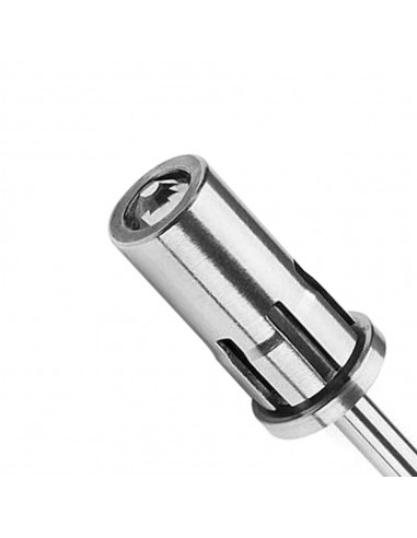 Stålstiftstøtte for slipelokk med zirkon