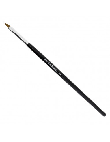 Akrylbørste, sort Nails, naturbust nr. 4