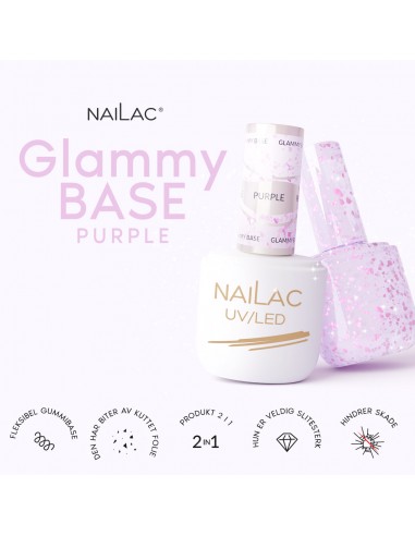 Glammy Base Purple NaiLac 7ml